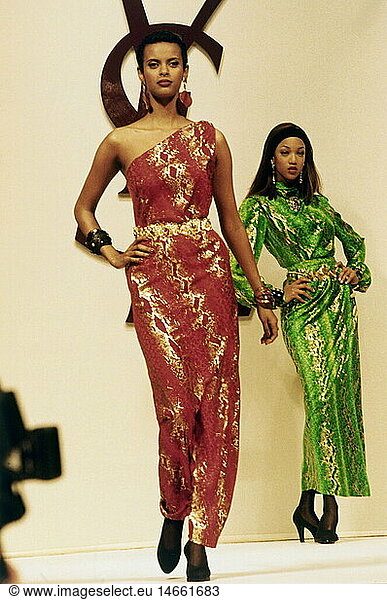 fashion  fashion show  Pret a Porter  Paris  Yves Saint Laurent  fall / winter collection 1993 / 1994