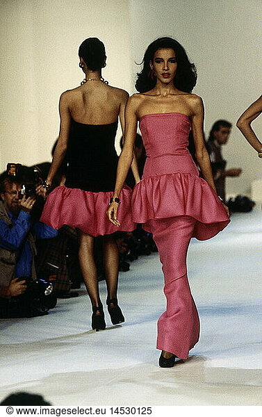 fashion  fashion show  Pret-A-Porter  Paris  Yves Saint Laurent  summer collection 1987