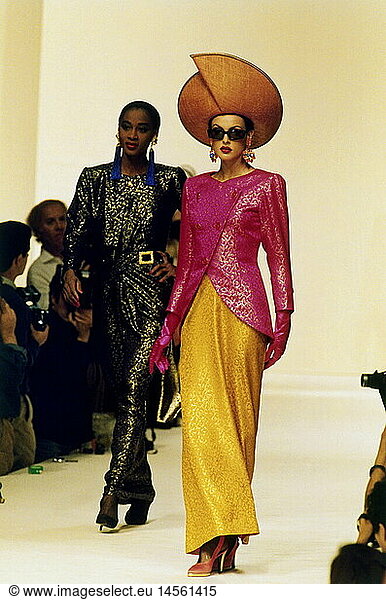fashion  fashion show  Pret-a-Porter  Paris  Yves Saint Laurent  summer collection 1993