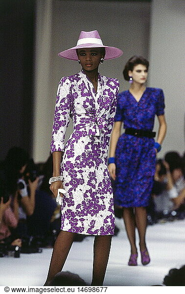 fashion  fashion show  Pret a Porter  Paris  Yves Saint Laurent  summer collection 1986