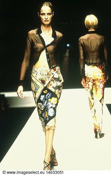 fashion  fashion show  Salvatore Ferragamo  Florence  1998