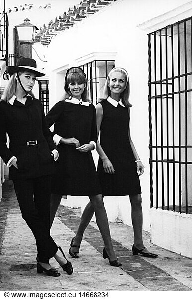 fashion  1960s  ladies dress  models with clothes of Otto mail-order company  Germany  circa 1968