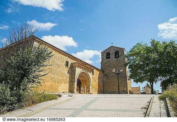 Fassade der Kirche Santa Isabel. Osona  Provinz Soria  Kastilien-León  Spanien.