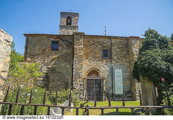 Fassade der Kirche Santa Maria. Yanguas  Provinz Soria  Kastilien-León  Spanien.