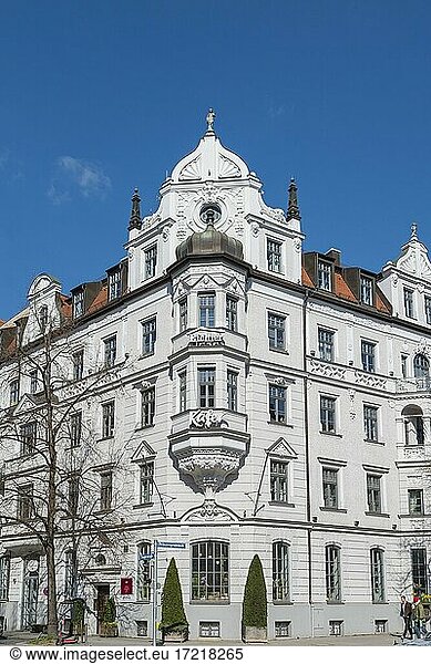Fassade von Feinkost-Käfer  Prinzregentenstraße  Bogenhausen  München  Oberbayern  Bayern  Deutschland  Europa