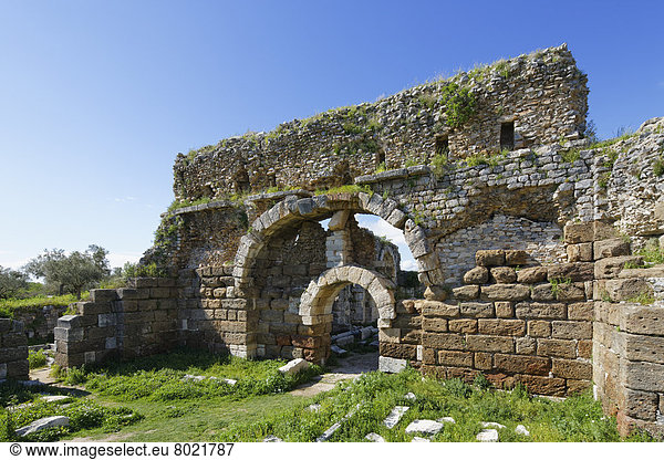 Faustina-Thermen  antike Stadt Milet