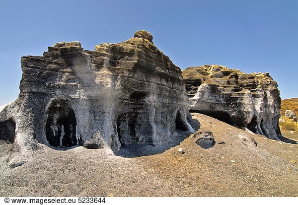 Felsbrocken  Anordnung  Vulkan  Kanaren  Kanarische Inseln  Lanzarote  Spanien