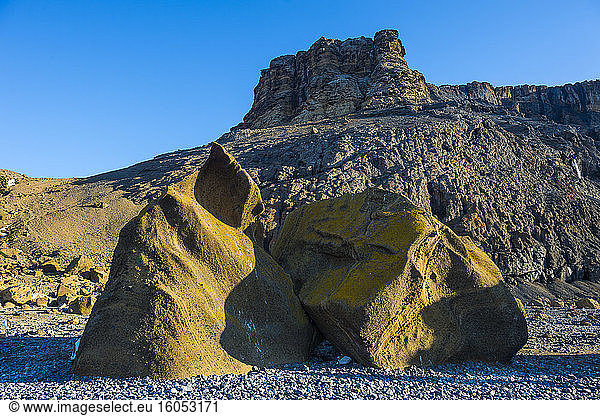 Felsbrocken auf der Tabarin-Halbinsel