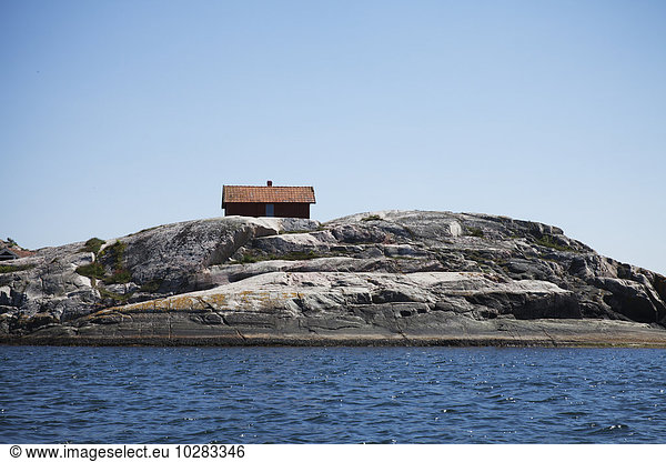 Felsen Wohnhaus Küste