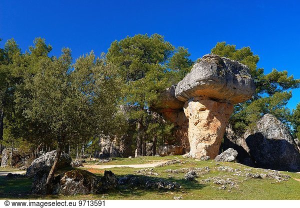 Felsformation Cuenca Provinz Spanien