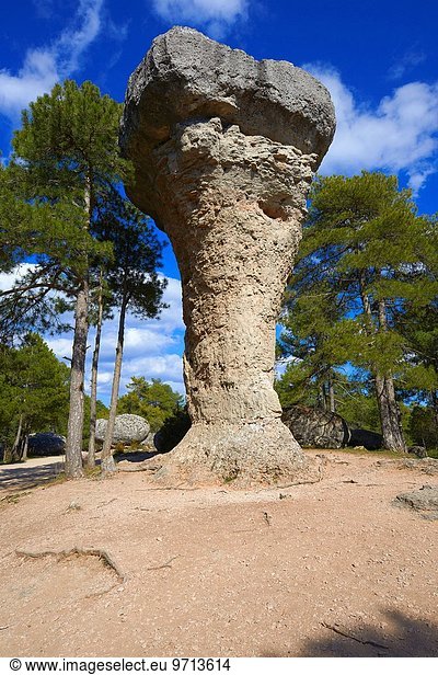 Felsformation Cuenca Provinz Spanien