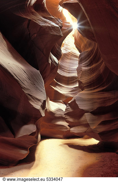 Felsformation im Upper Antelope Canyon  Arizona  USA