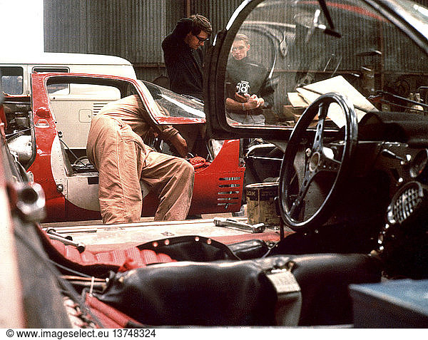 Ferrari 330 P4 in Le Mans  1967.