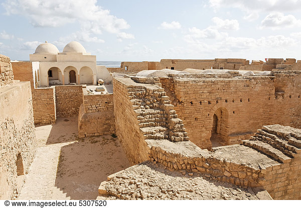 Festung Bordj el Kebir in Houmt Souk auf der Insel Djerba  Tunesien  Maghreb  Nordafrika  Afrika