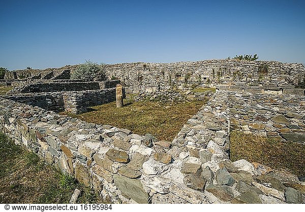 Festung Histria. Archäologische Fundstätte Histria. Istrien  Kreis Constan?a  Region Dobrudscha  Rumänien  Europa.