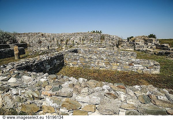 Festung Histria. Archäologische Fundstätte Histria. Istrien Kreis Constan?a Region Dobrudscha Rumänien Europa.