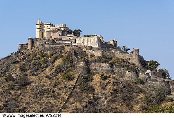 Festung Kumbhalgarh Rajasthan Indien Asien
