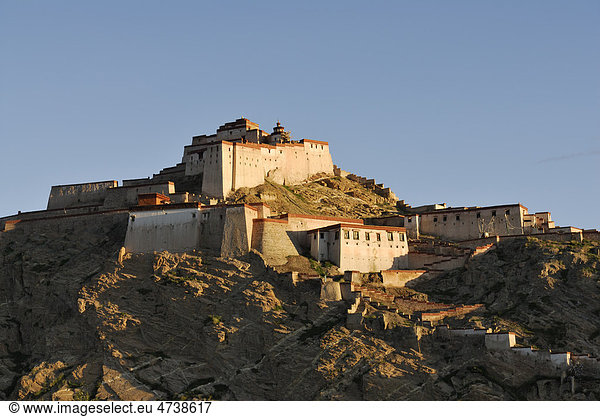 Festung von Gyantse  Gyangze  Tibet  China  Asien
