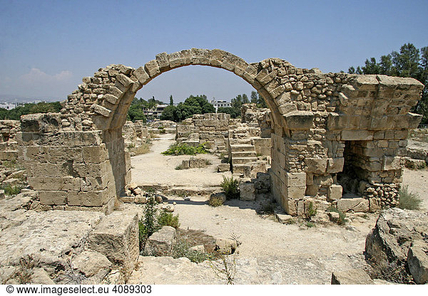Festungsruine  Saranda Kolones  Archäologie  Paphos  Zypern