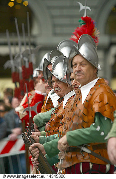 Figurantes during the Florence´s Historic Football Match  Florence  Tuscany  Italy