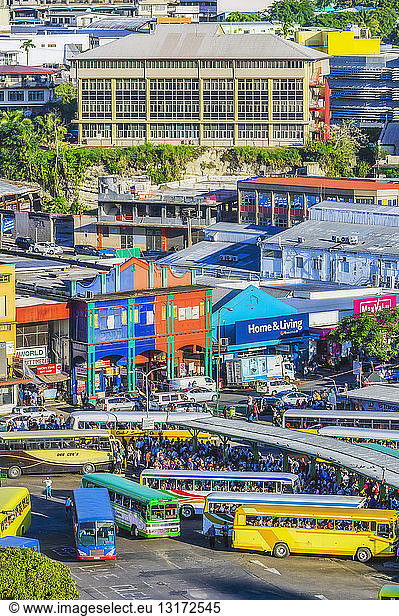 Fiji Islands  Viti Levu  Suva  bus station