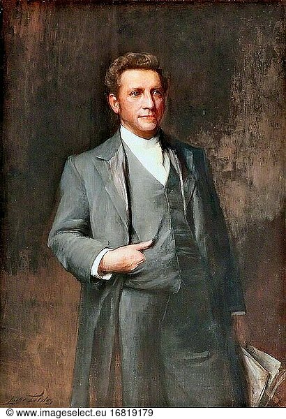 Fildes Sir Samuel Luke - William Hesketh Lever Später 1st Viscount of Leverhulme - Britische Schule - 19. Jahrhundert.