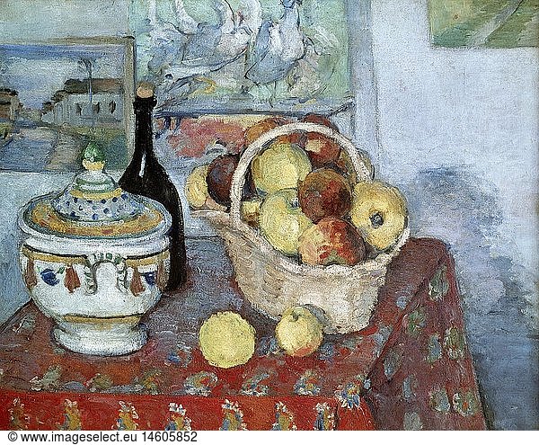 fine arts  Cezanne  Paul (19.1.1839 - 22.10.1906)  painting  'Still life with Soup Tureen'  circa 1877  oil on canvas  Musee d' Orsay  Paris