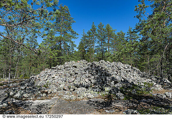 Finnland  Rauma  Bronzezeitliche Grabstätte von Sammallahdenmaki