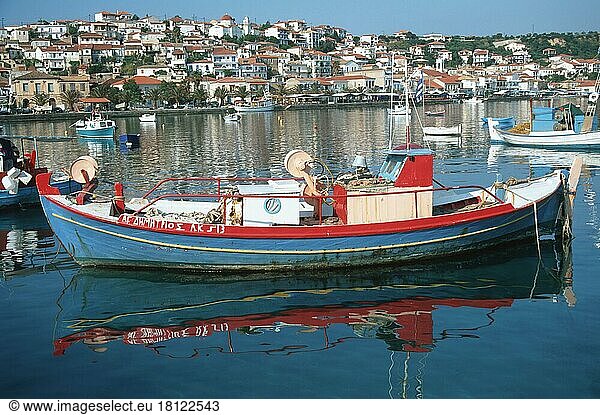 Fischerboote  Koroni  Peloponnes  Griechenland  Europa