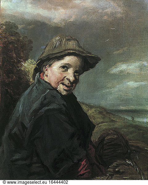 Fisher’s son with basket