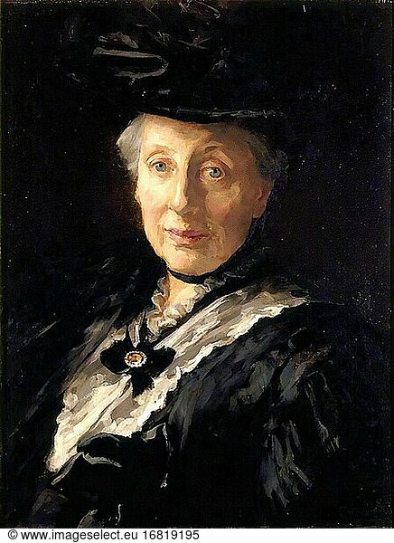 Fisher Samuel Melton - Alice Edwina Munro Ferguson Mrs Alexander Luttrell - Britische Schule - 19. Jahrhundert.