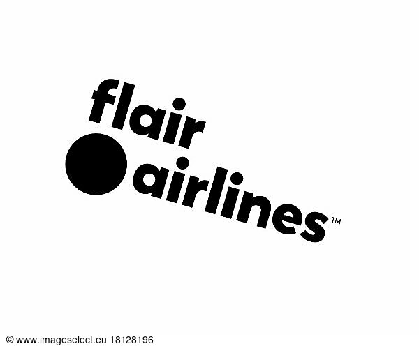 Flair Airline  Rotated Logo  White Background B