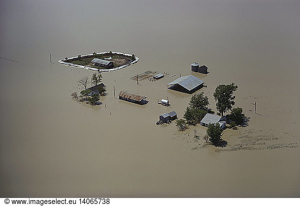 Flooded Farm in Mississippi