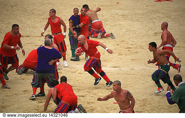 Florence´s Historic Football Match  Florence  Tuscany  Italy