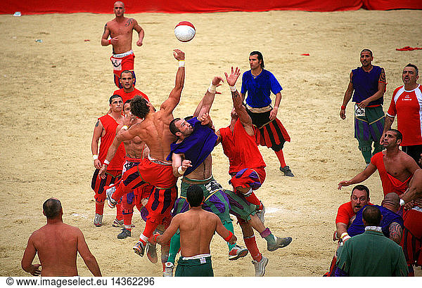 Florence´s Historic Football Match  Florence  Tuscany  Italy