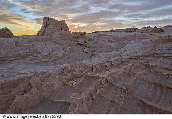Flosse Flossen Amerika Steilküste Sonnenaufgang Monument Nordamerika Arizona Verbindung Sandstein