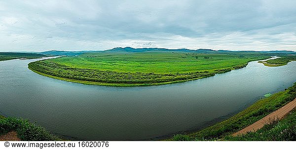 Fluss der Graslandschaften der Inneren Mongolei