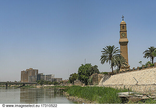 Fluss Tigris  Bagdad  Irak  Naher Osten