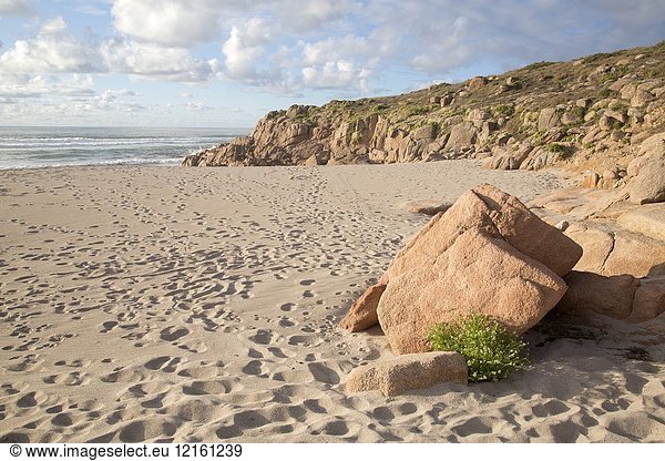 Forcados Point Beach Costa de la Muerte Galicia Spain.