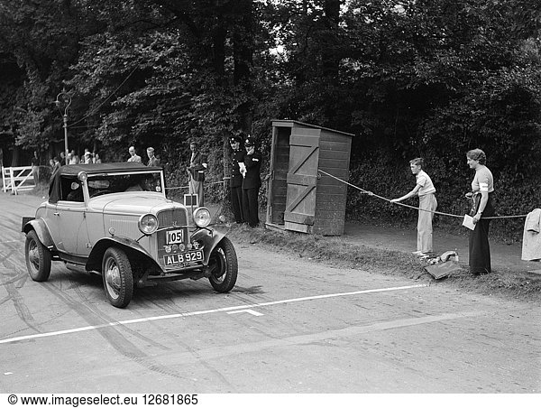 Ford V8 von WCN Norton  Gewinner eines Silberpreises bei der MCC Torquay Rallye  Juli 1937. Künstler: Bill Brunell.
