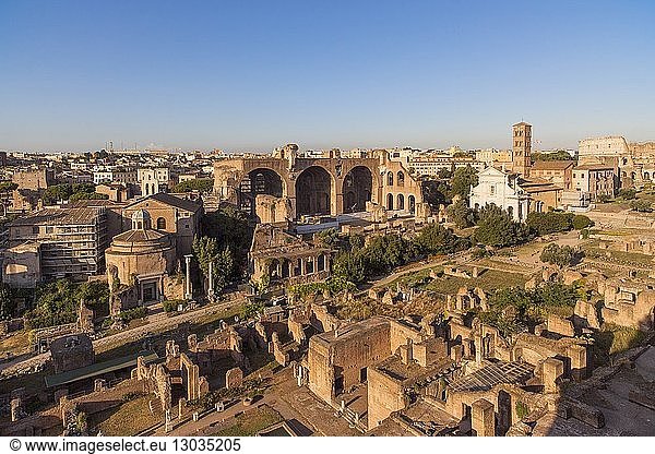 Fori Imperiali (Imperial Forum)  UNESCO World Heritage Site  Rome  Lazio  Italy