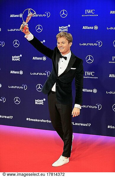 Formel 1 Weltmeister Nico Rosberg  Gewinner 2017 Laureus World Sports Awards  Monaco  Sporting Monte-Carlo  Red Carpet  Europa
