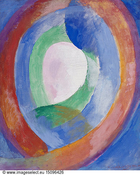Formes circulaires  lune no. 1. Künstler: Delaunay  Robert (1885?1941)