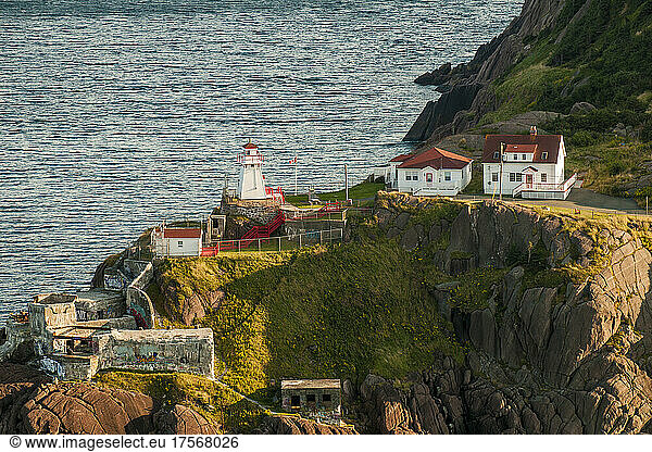 Fort Amherst Lighthouse  St. John's  Newfoundland  Canada  North America