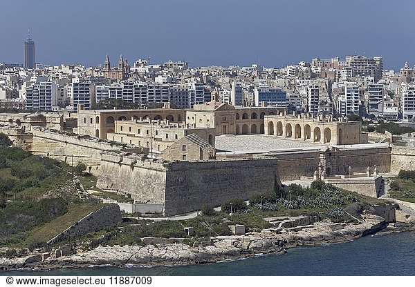 Fort Manoel  Festung des Johanniterordens  Insel Manoel  Gzira  Malta  Europa