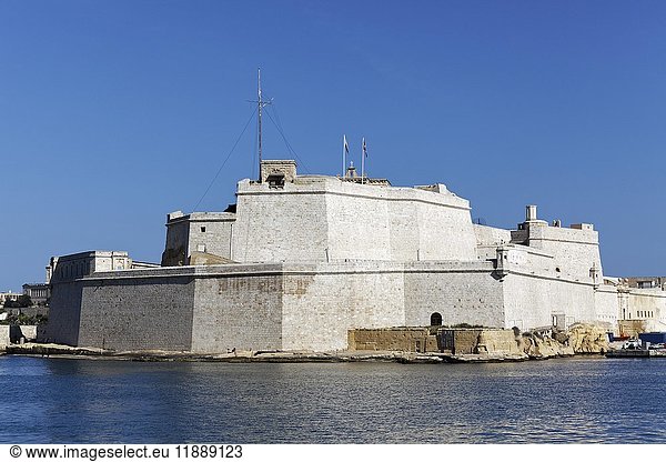 Fort St. Angelo  Vitgateiosa  Birgu  Die drei Städte  Malta  Europa