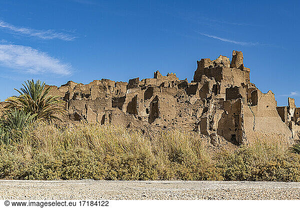 Fort von Pacot (Fort Djado)  Djado-Plateau  Tenere-Wüste  Sahara  Niger  Afrika