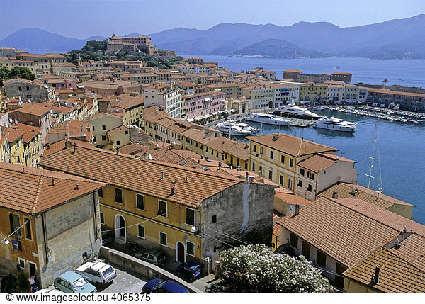 Forte Stella  Darsena Hafen  Portoferraio  Insel Elba  Provinz Livorno  Toskana  Italien  Europa