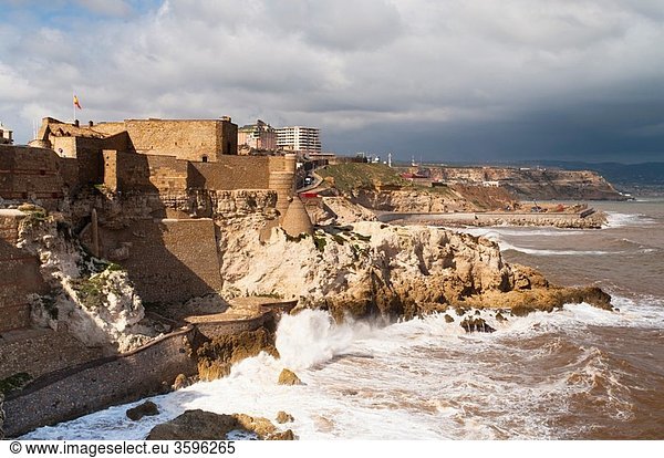 Fortifications,  Melilla La Vieja,  Melilla,  Spain,  Europe