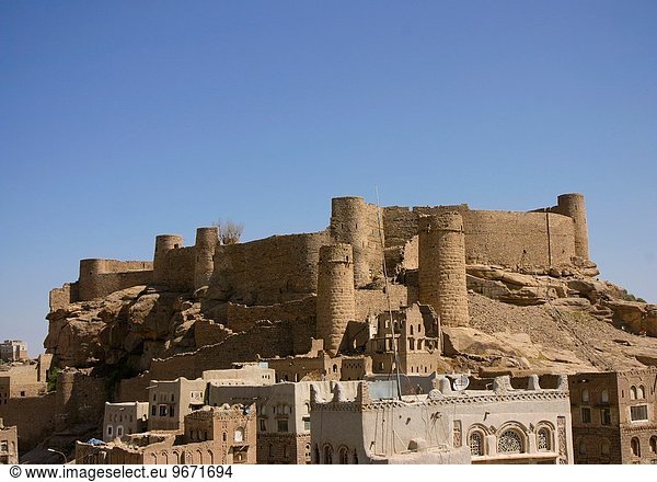 Fortress In Rada  Yeemen